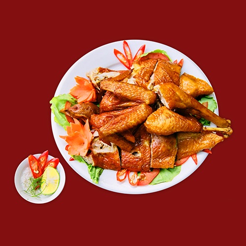Gà quay nguyên con